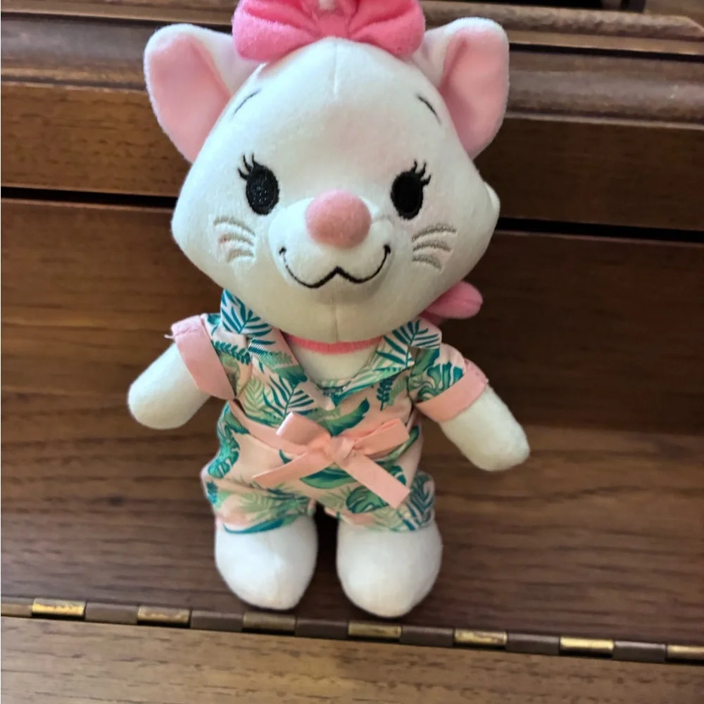 Disney Nuimos Marie Plush Doll Aristocats Pink White Posable Toy Parks Exclusive - Picture 1 of 13